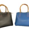 Sac Gris et Sac Bleu en cuir Chibaldino