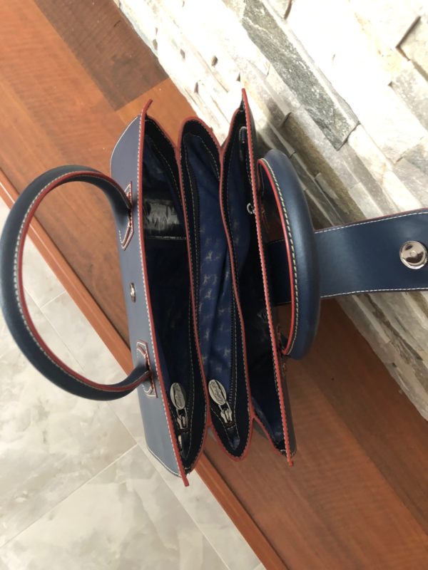 C-150 Roma : Rafined and classic leather handbag - Image 3